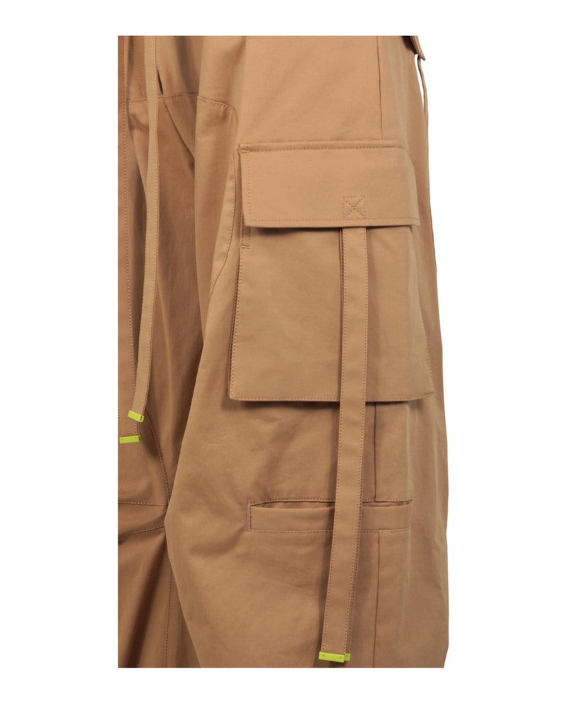 OFF-WHITE Gabardine Cargo Pants Beige