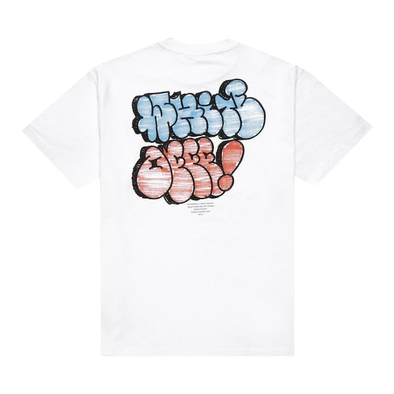 OFF-WHITE Graff S/S Over Tee White/High Rise