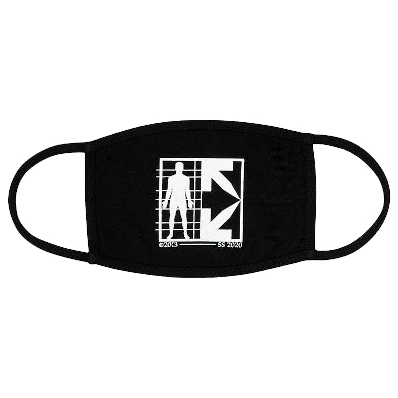 OFF-WHITE Half Arrows Face Mask Black/White