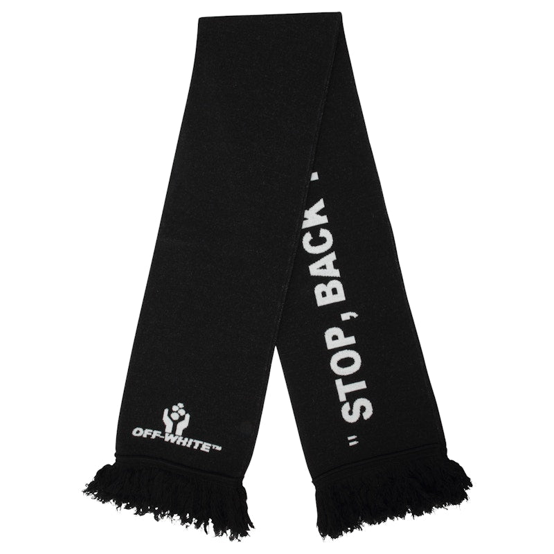 OFF-WHITE Hands Scarf (SS19) Black/White