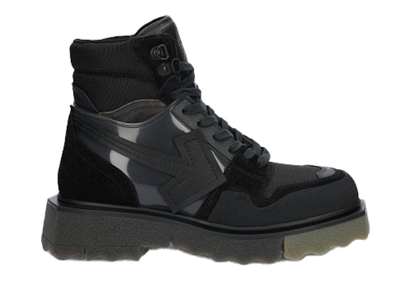 OFF-WHITE Hiking Sponge Sneakerboot Black Green