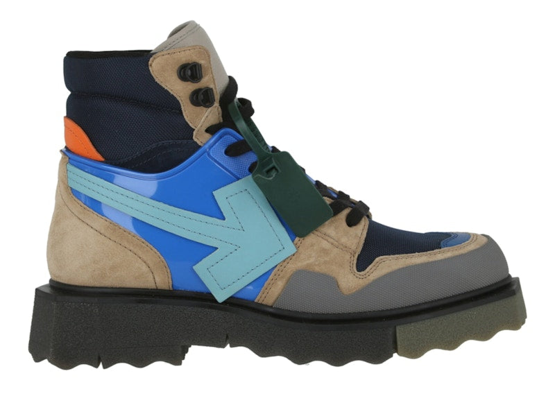 OFF-WHITE Hiking Sponge Sneakerboot Turquoise