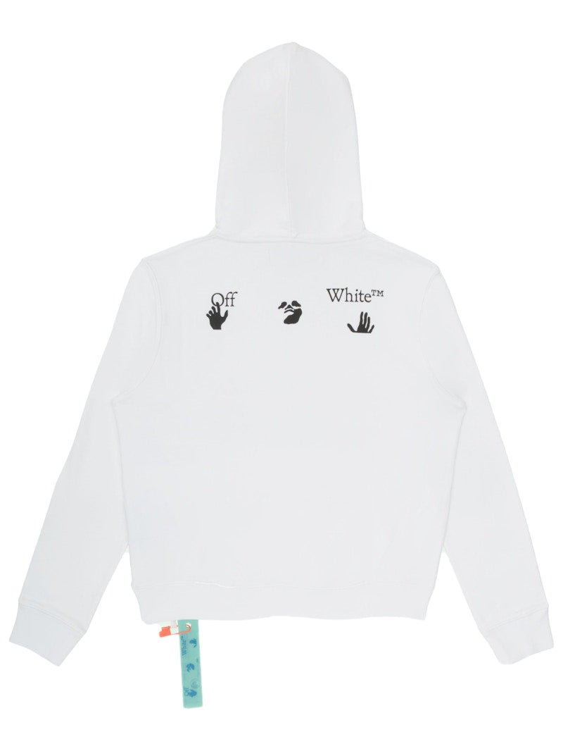 OFF-WHITE "I Support Young Black Business." ISYBB Hoodie White