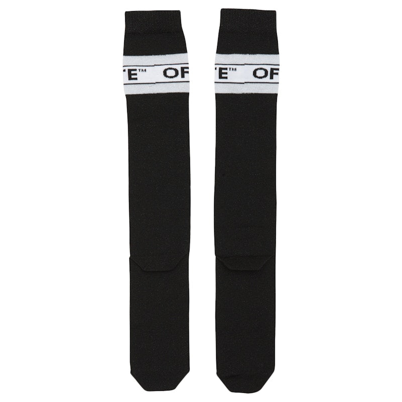 OFF-WHITE Industrial Socks (SS19) Black/White