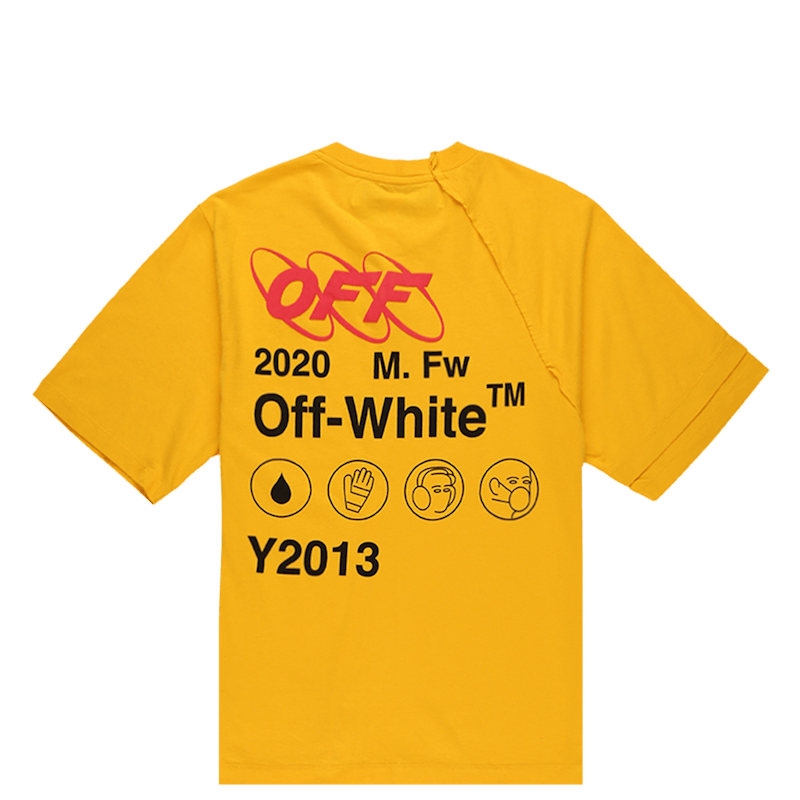 OFF-WHITE Industrial Y013 T-shirt Yellow/Multicolor