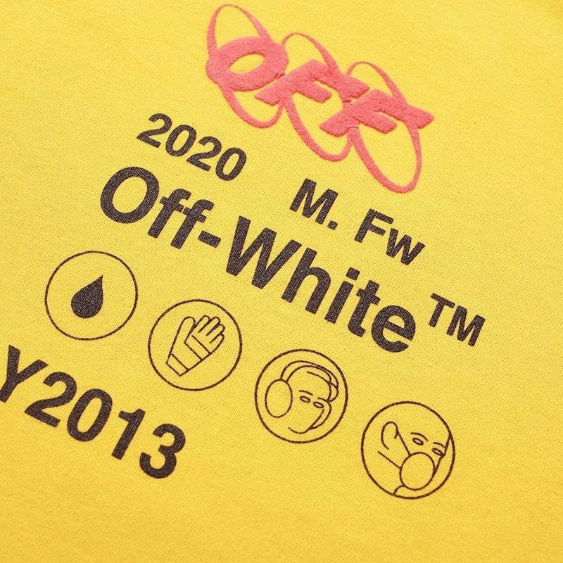OFF-WHITE Industrial Y013 T-shirt Yellow/Multicolor
