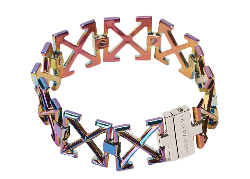 OFF-WHITE Iridescent Arrow Bracelet Multicolor
