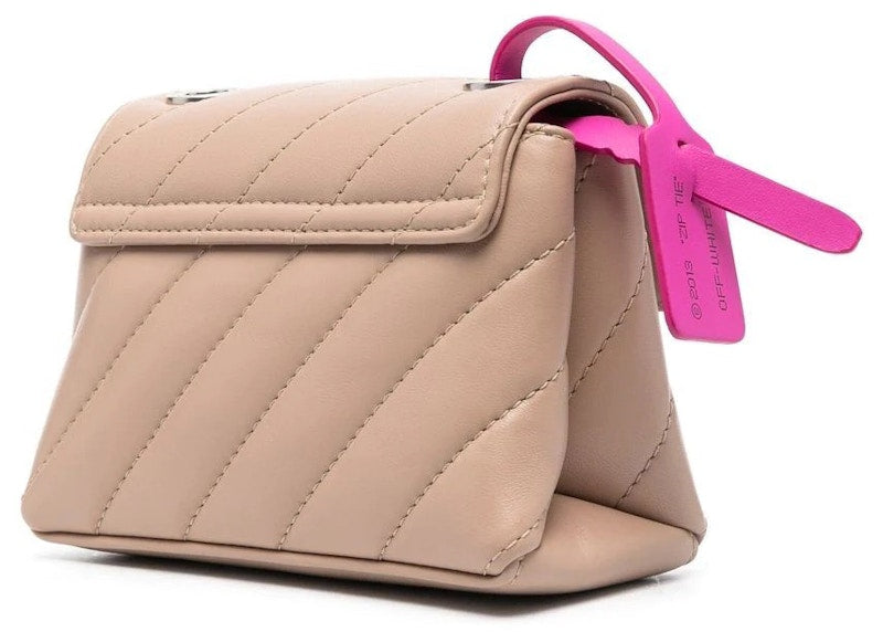 OFF-WHITE Jackhammer 17 Crossbody Bag Sand Beige/Pink