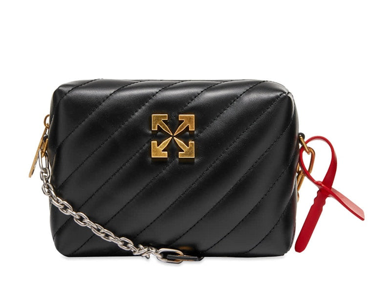 OFF-WHITE Jackhammer Camera Bag Quilted Black