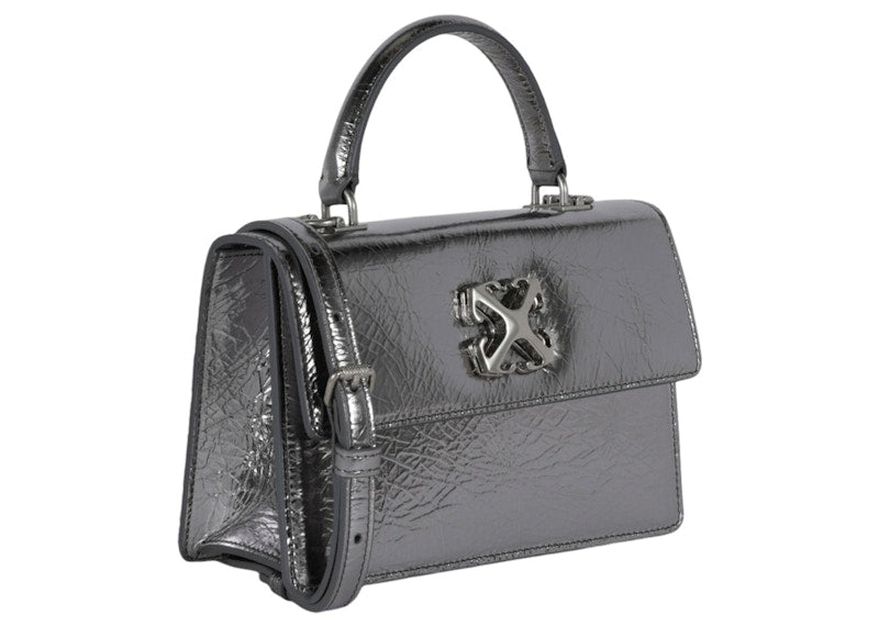 OFF-WHITE Jitney 1.4 Tote Silver