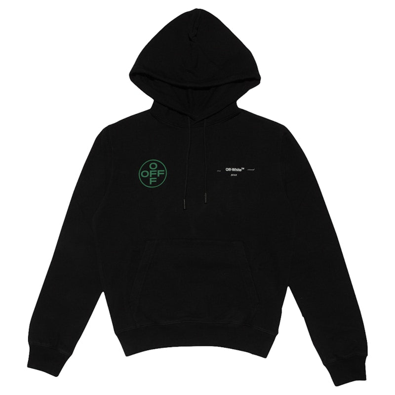 OFF-WHITE Johannesburg Africa Graphic Print Hoodie Black/Multicolor