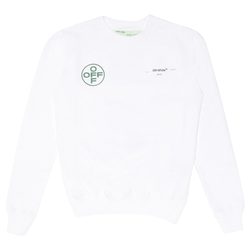 OFF-WHITE Johannesburg Africa Graphic Print Sweatshirt White/Multicolor