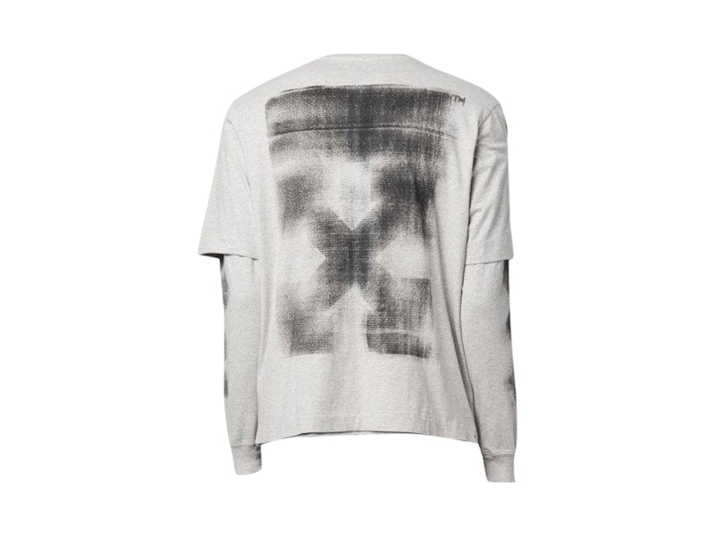 OFF-WHITE Jumbo Arrow Double L/S T-shirt White