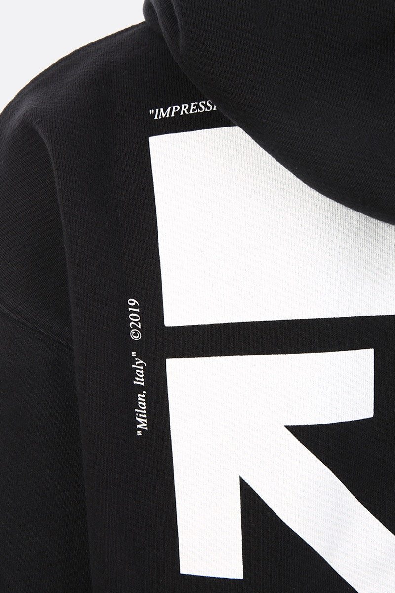 OFF-WHITE Kiss' Graphic Print Hoodie Black/Multicolor