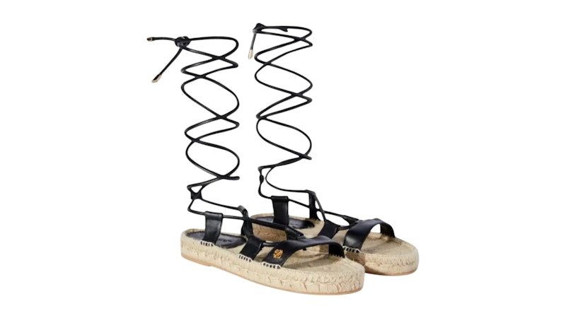 OFF-WHITE Lace Up Espadrillas Black (Women's)
