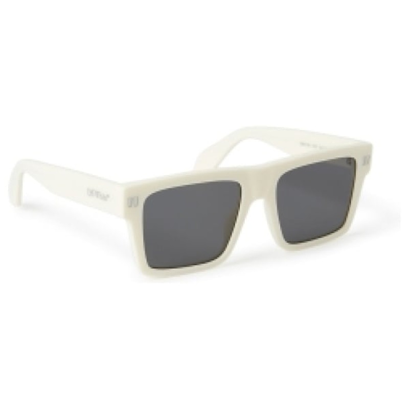 OFF-WHITE Lawton Sunglasses White/Dark Grey (OERI109S24PLA0010107-FR)