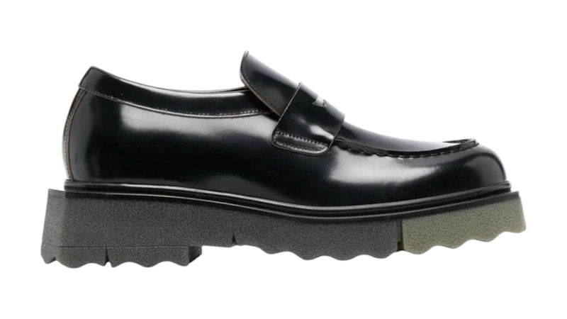 OFF-WHITE Leather Sponge Loafer Black