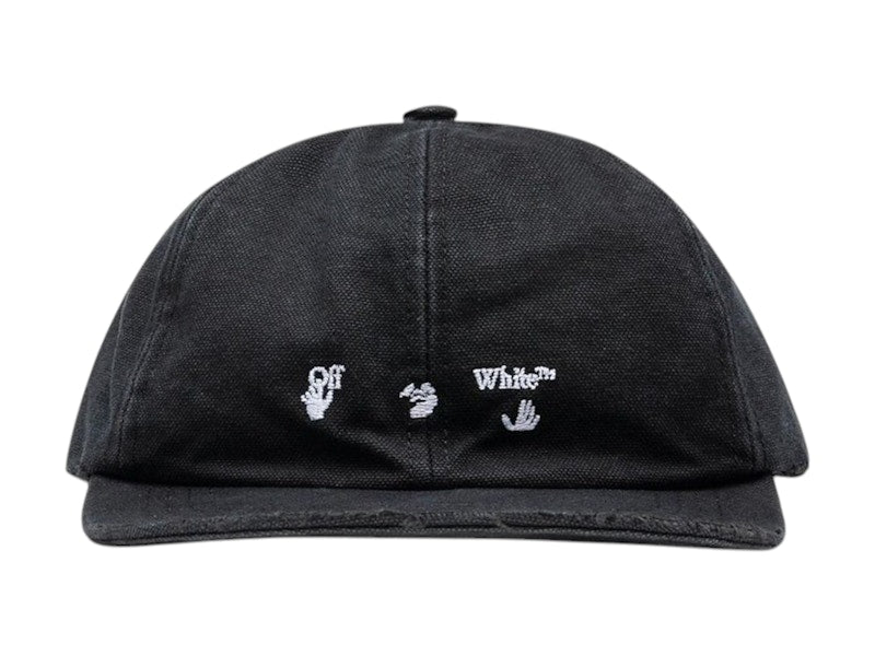 OFF-WHITE Logo Baseball Cap Black/White