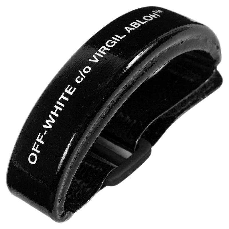 OFF-WHITE Logo Bracelet (SS19) Black/White