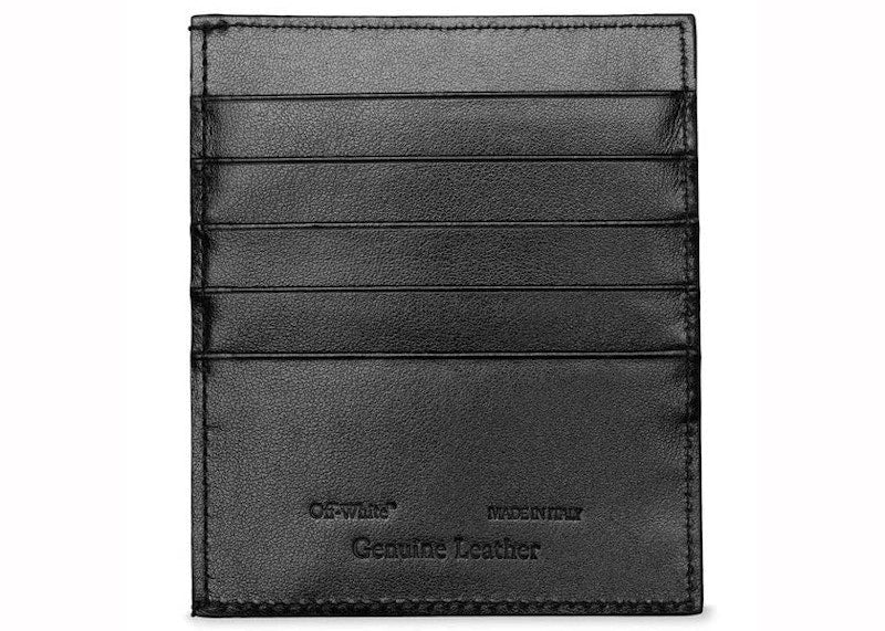 OFF-WHITE Logo Card Case Black/White