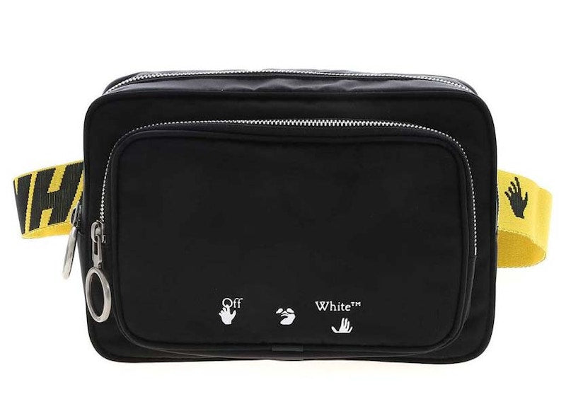 OFF-WHITE Logo Detail Belt Bag Black
