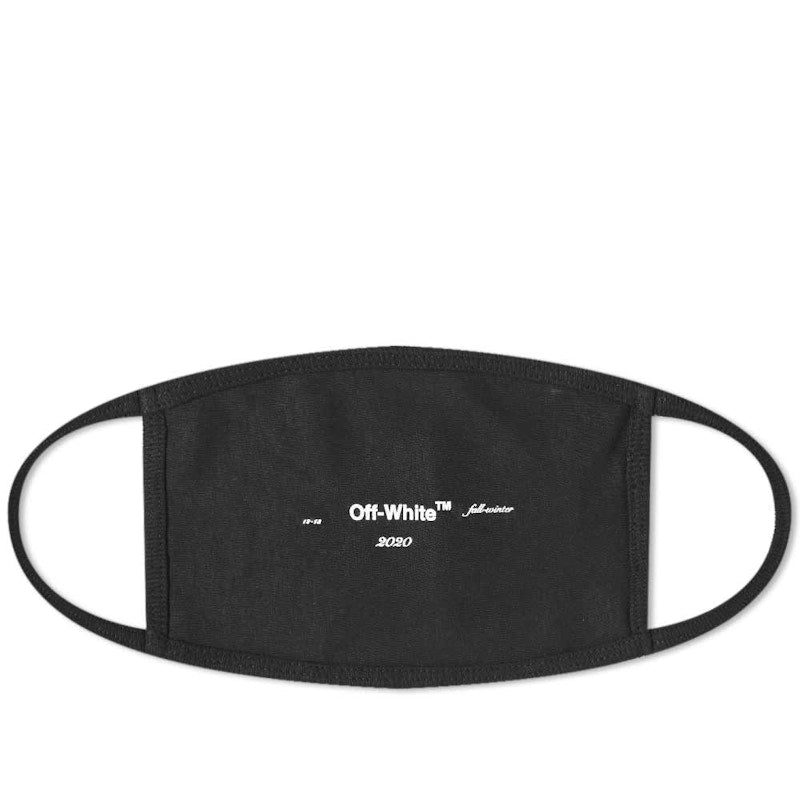 OFF-WHITE Logo Face Mask (FW20) Black/White