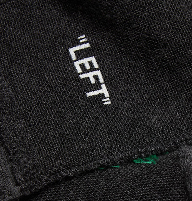 OFF-WHITE Logo Intarsia Stretch Socks (SS19) Charcoal/Green/White