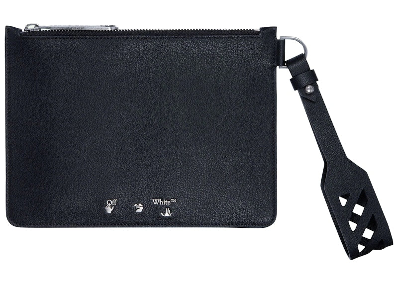OFF-WHITE Logo Pouch Black