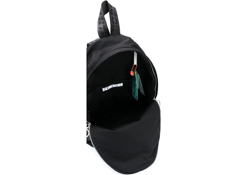OFF-WHITE Logo Print Backpack Black