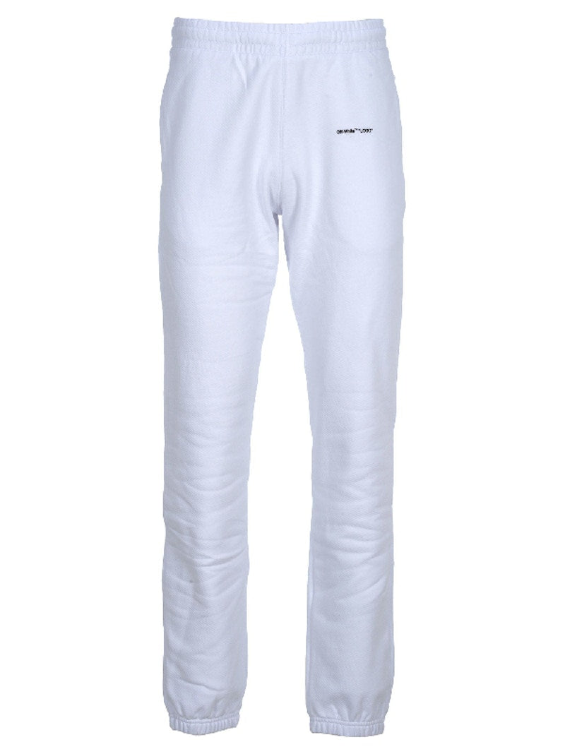 OFF-WHITE Logo Sweatpants White