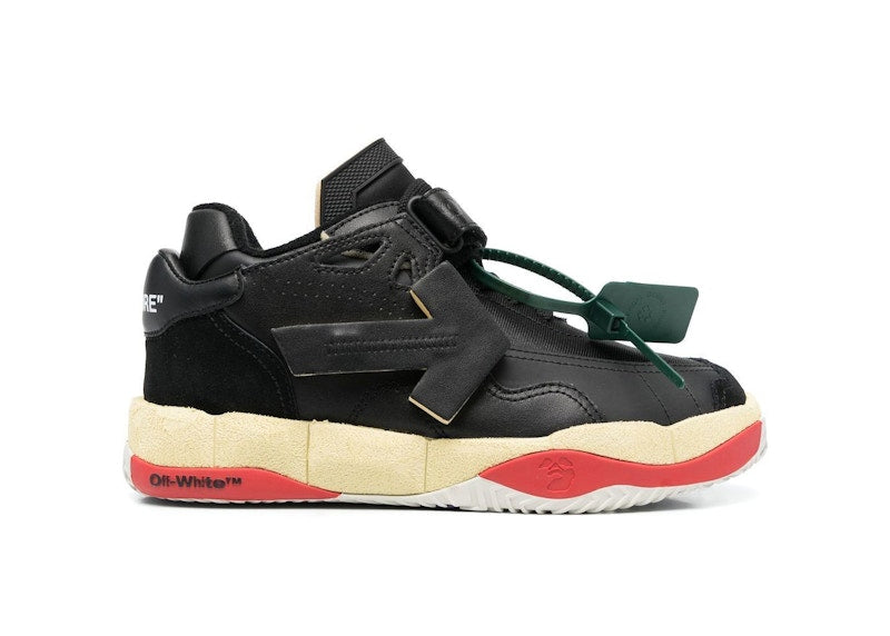 OFF-WHITE Low Top Puzzle Couture Black Red