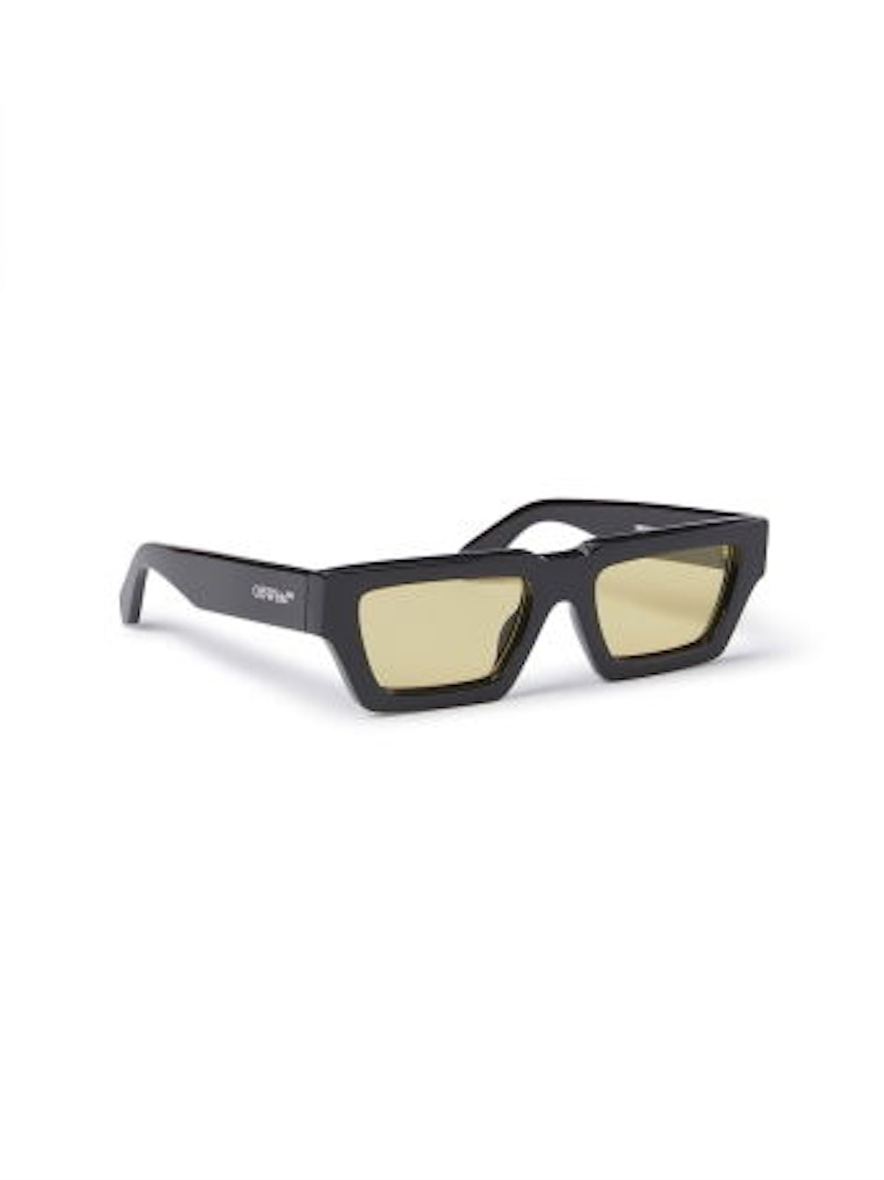 OFF-WHITE Manchester Sunglasses Black/Yellow/Yellow (OERI129S24PLA0011018-FR)