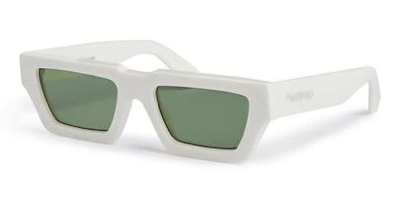OFF-WHITE Manchester Sunglasses White/Green (OERI129S24PLA0010155-FR)