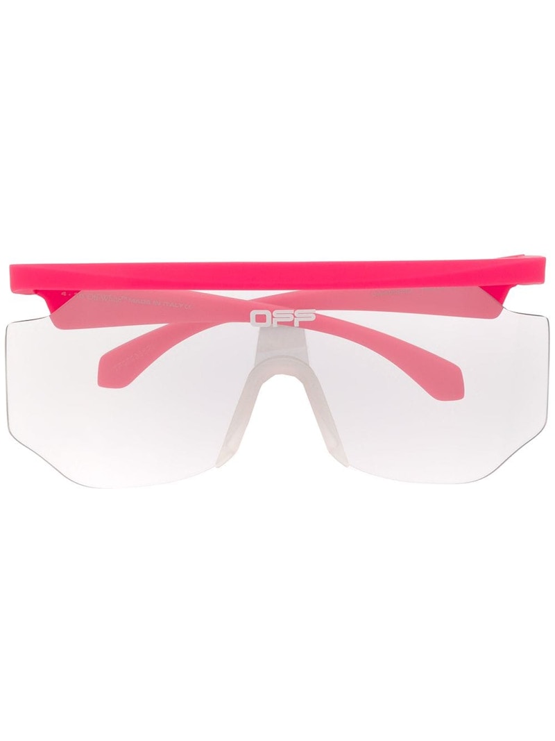 OFF-WHITE Mask Sunglasses Fuchsia/White (OMRI003S20I060412801)
