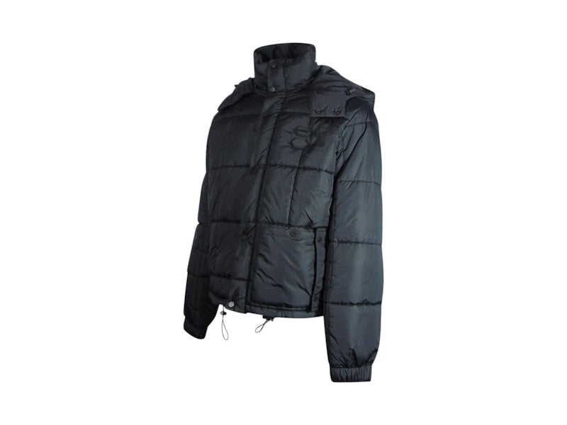 OFF-WHITE Men's Puffer Jacket Black