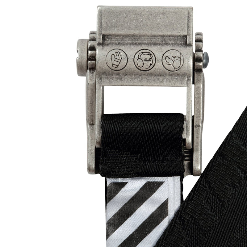 OFF-WHITE Mini Short 2.0 Industrial Belt Black/Black