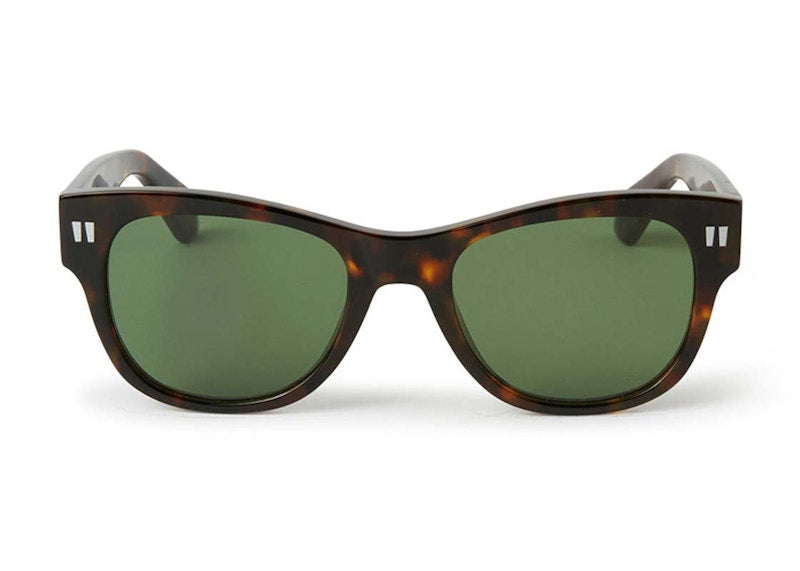 OFF-WHITE Moab Sunglasses Havana/Green (OERI107S24PLA0016055)