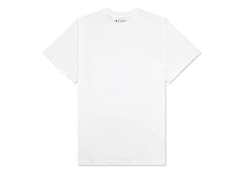 OFF-WHITE Mona Lisa Print Logo Oversized T-shirt White/Blue/Black