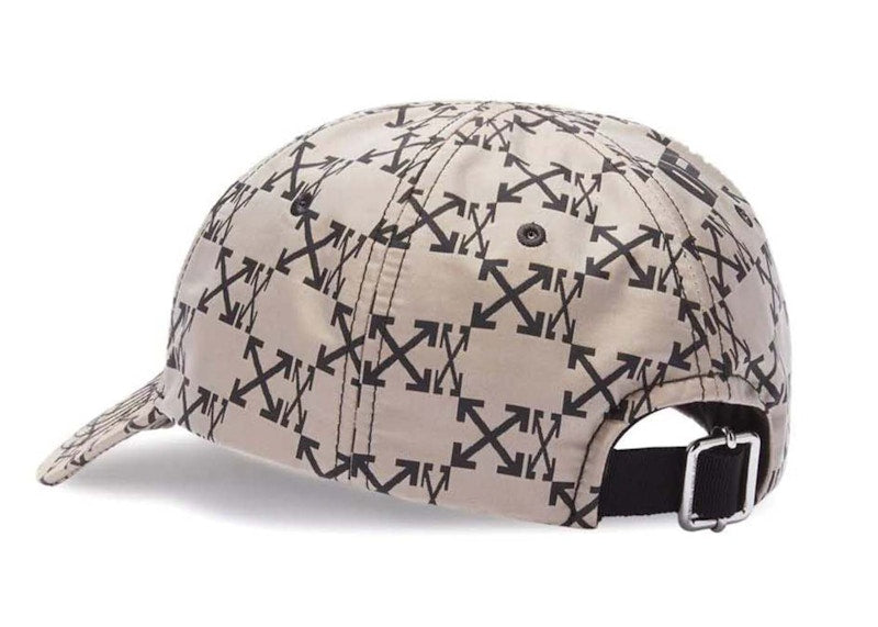 OFF-WHITE Monogram Arrow Logo Baseball Cap Beige
