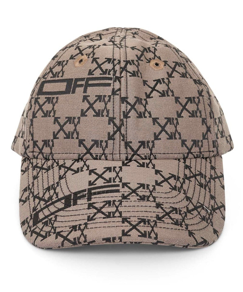 OFF-WHITE Monogram Baseball Cap Brown/Black