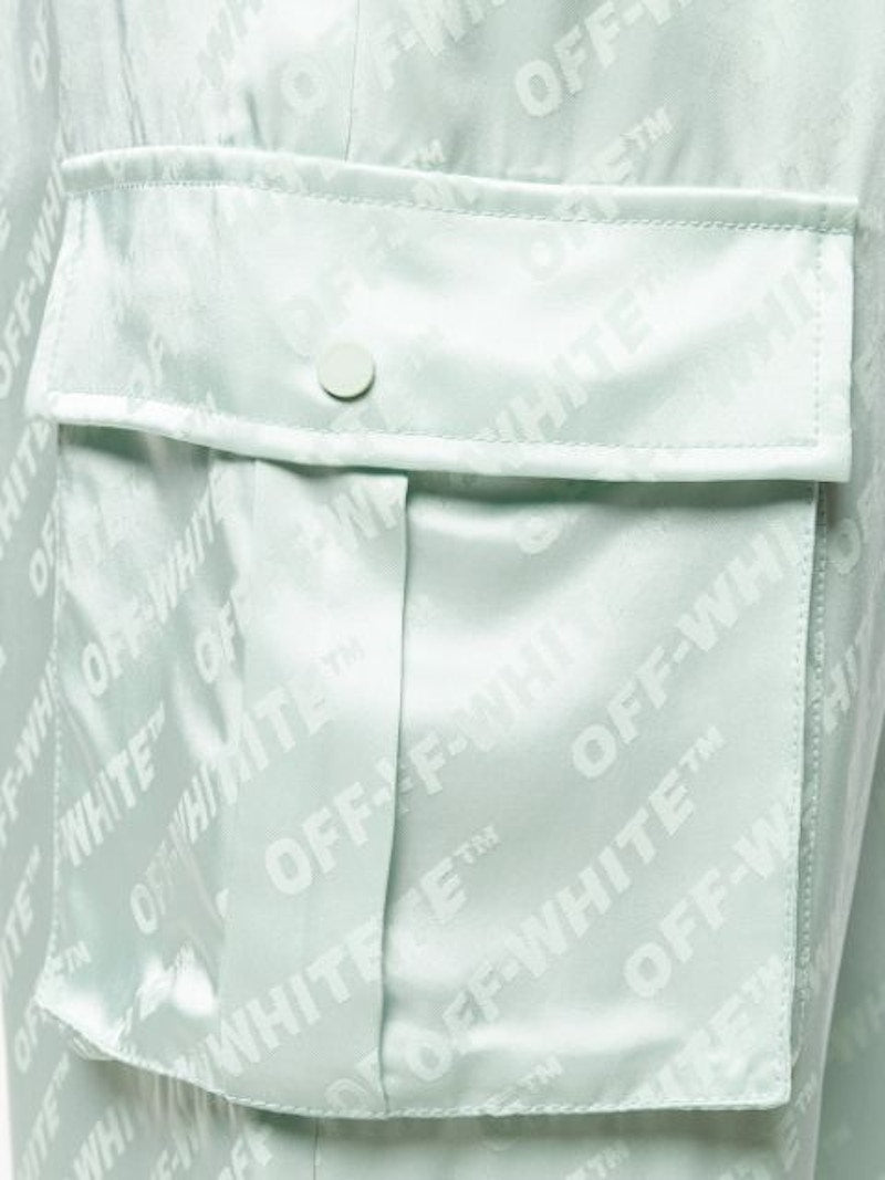OFF-WHITE Monogram Cargo Pants Light Green