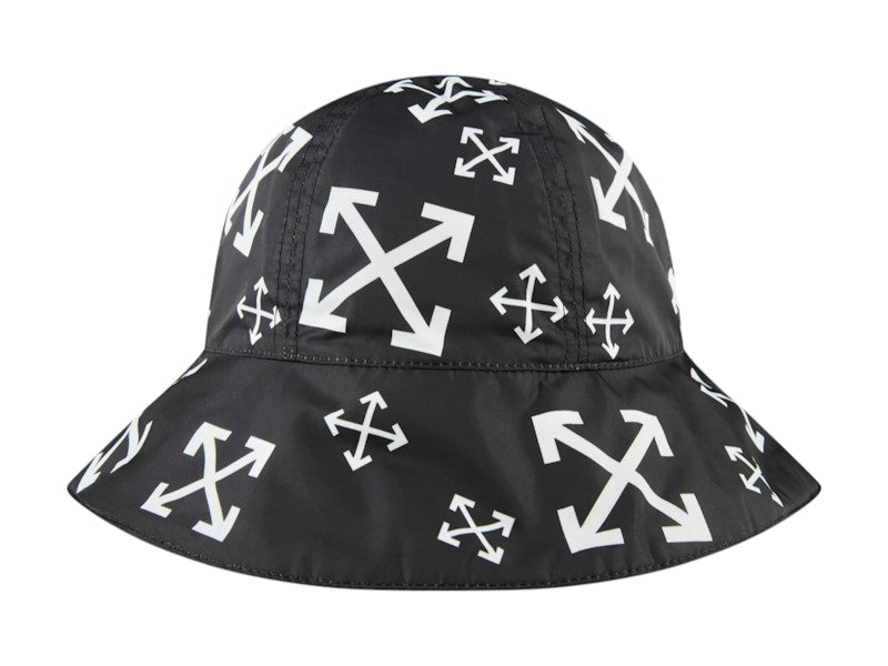 OFF-WHITE Multi Arrows Bucket Hat Black/White