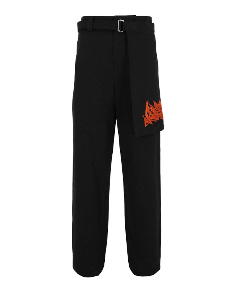 OFF-WHITE Neen Apron Carpenter Pant Black