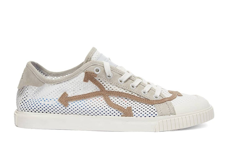 OFF-WHITE New Low Vulcanized Meshnet White Beige