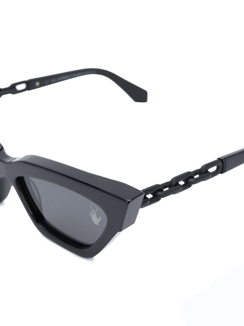 OFF-WHITE Nina Cat Eye Sunglasses Black (OWRI021F20PLA0011003)