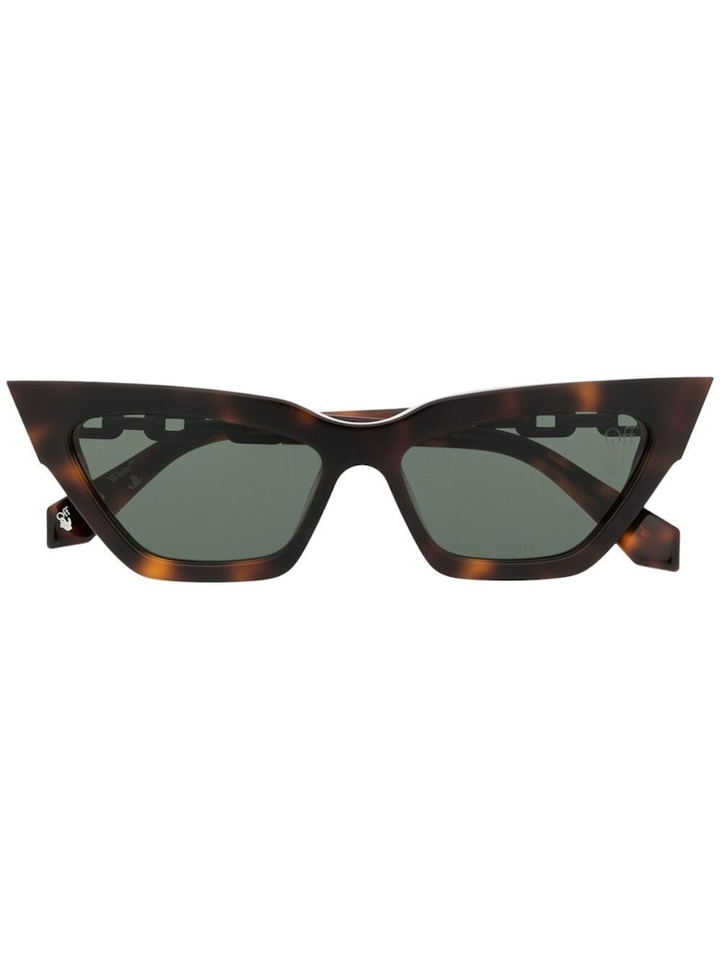 OFF-WHITE Nina Cat Eye Sunglasses Havana Brown (OWRI024R21PLA0016000)