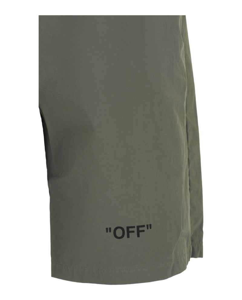 OFF-WHITE OFF Out of Water Shorts Green