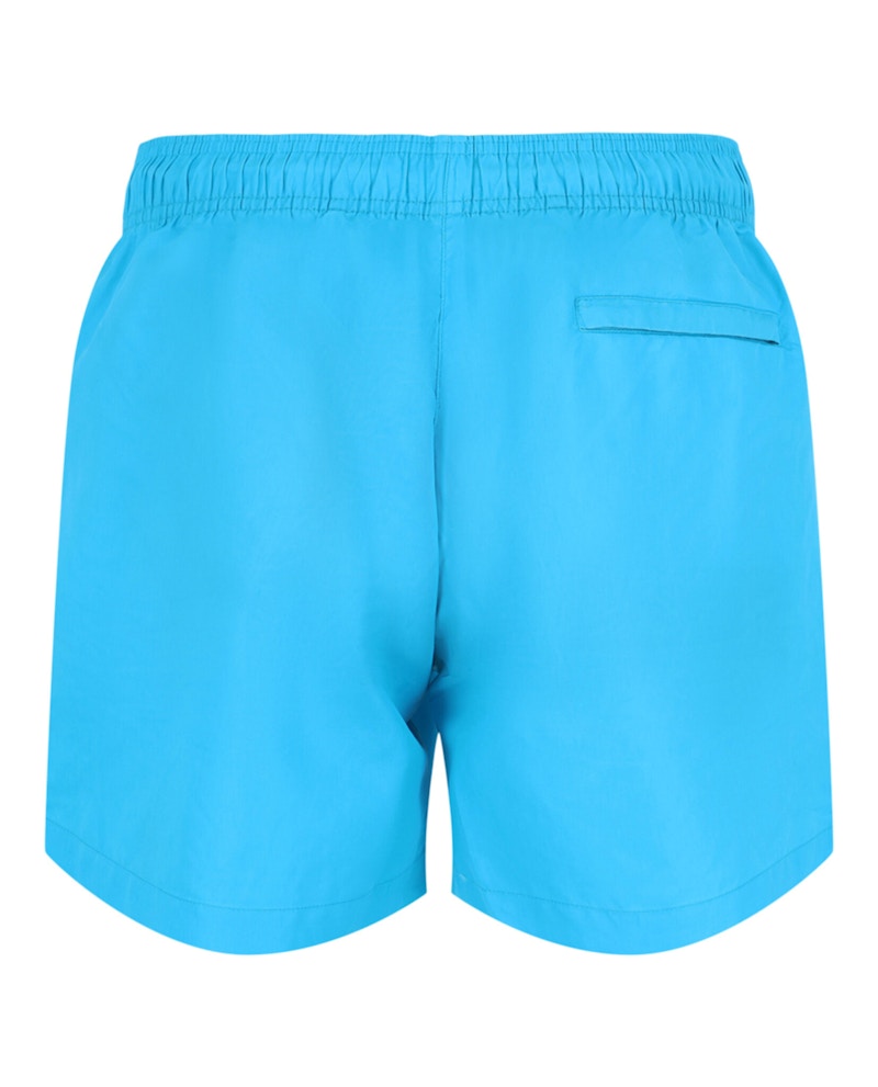 OFF-WHITE "OFF" Print Swim Shorts Blue