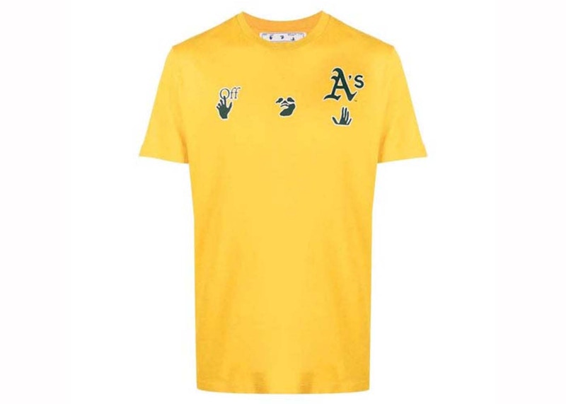 OFF-WHITE Oakland Athletics T-shirt Yellow