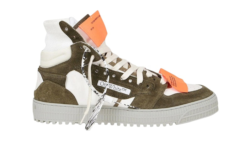 OFF-WHITE Off Court 3.0 High-Top Sneakers Khaki Green